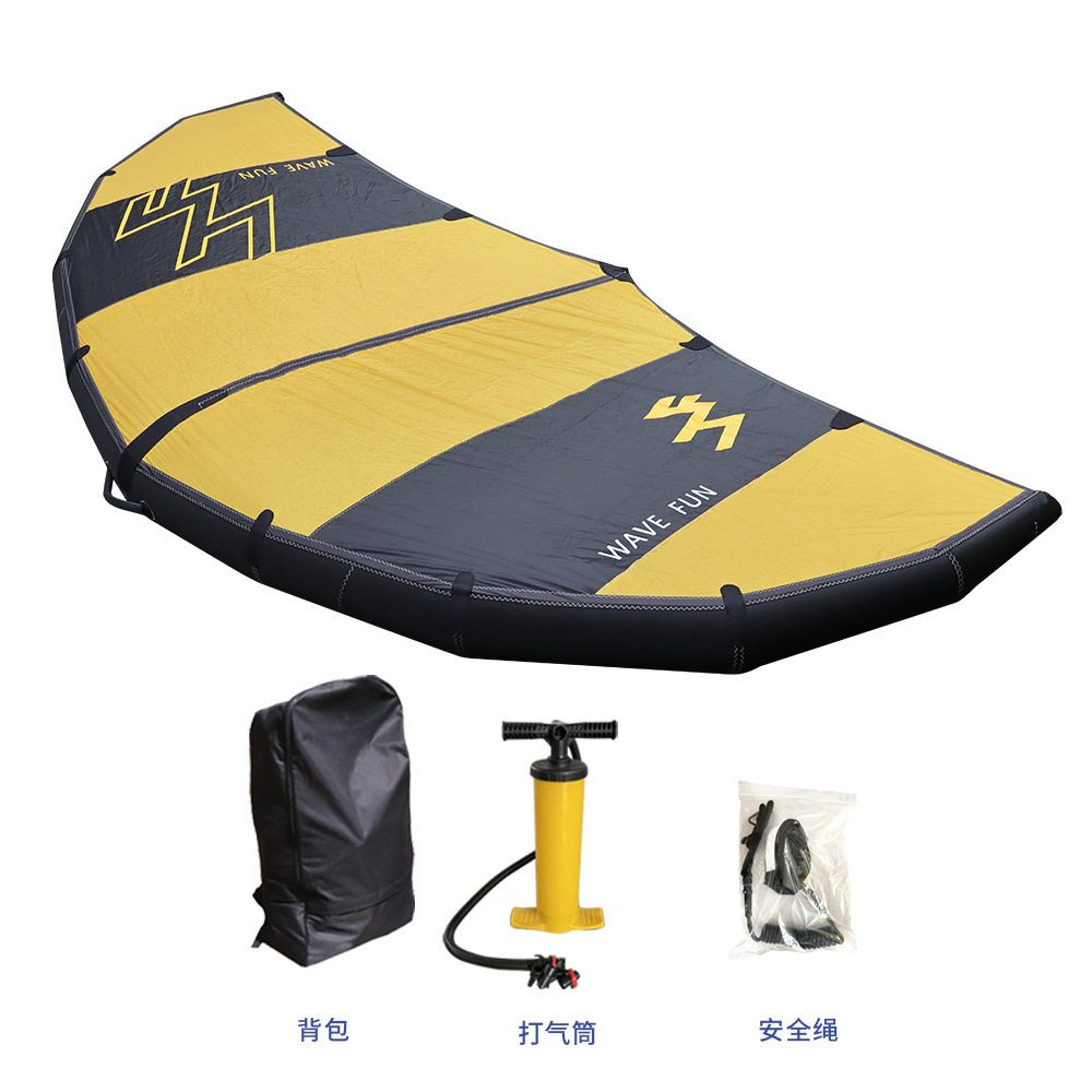 V型冲浪风翼水上用品SUP风筝板风筝充气玩具冲浪板手持式风帆休闲