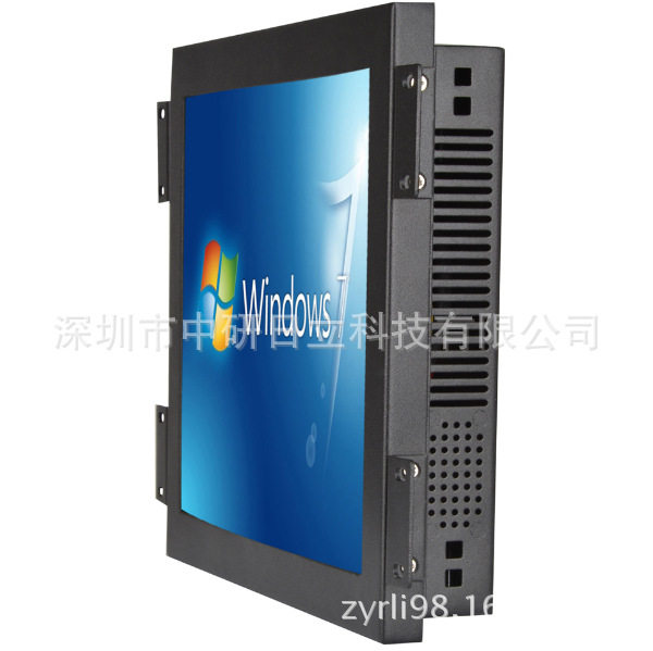 10/12/17/19/15寸工业显示器触摸屏嵌入式液晶HDMI电脑VGA