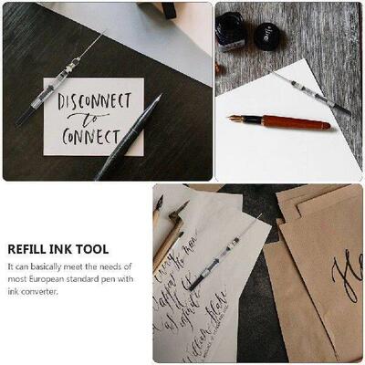 Fountain Pen Blotter Ink Absorber Converter Fill School