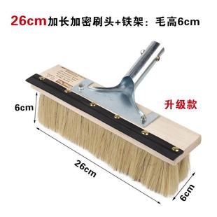 加长柄伸缩杆软毛通水洗车刷子货车搅拌车用拖把大客车通水刷