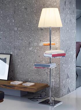 北欧意大利Bibliotheque客厅简约落地灯卧室书房床头柜摆件书架灯