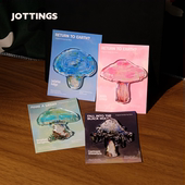 拾杂原创「蘑菇与宇宙」亚克力滴胶冰箱贴可爱植物磁力贴创意礼物