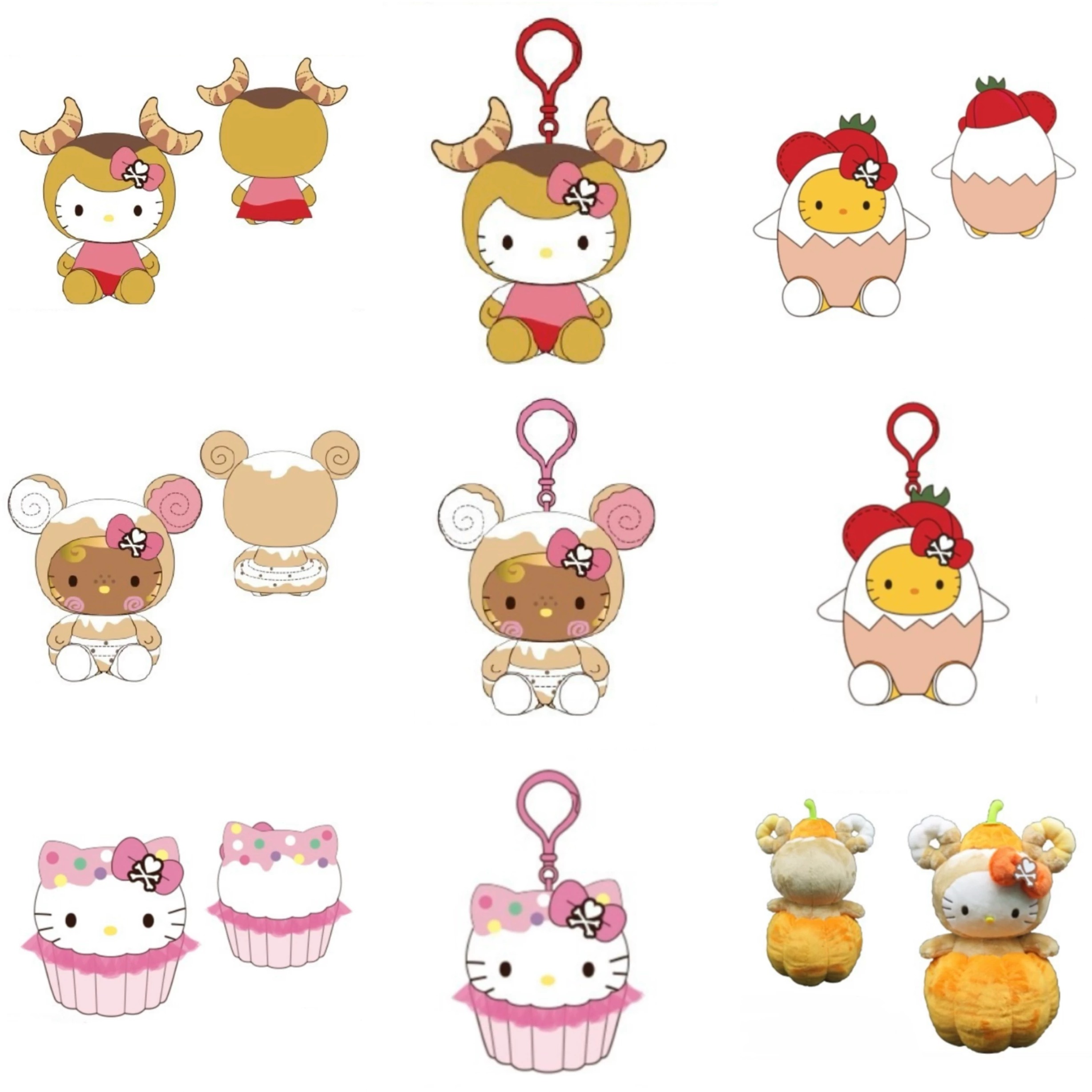 【7月预售】美版淘奇多奇联名 秋季市场 kitty挂件 玩偶
