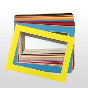 30张卡纸画框硬卡4K油画棒裱框自装A4纸装裱 简易相框