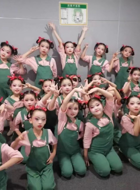 小荷风采弄堂记忆演出服外婆的澎湖湾舞蹈演出服少儿小板凳表演