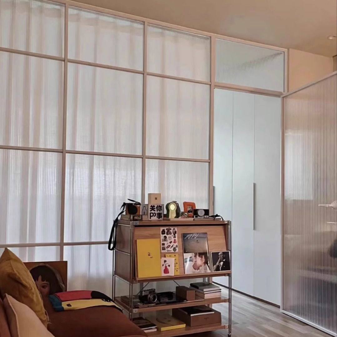 房间隔断墙客厅屏风隔断假墙分隔卧室隔断墙挡板隔板简易自装