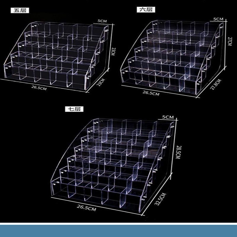 亚克力笔架展示架子斜插式文具店学生笔筒中性圆珠笔多功能收纳盒