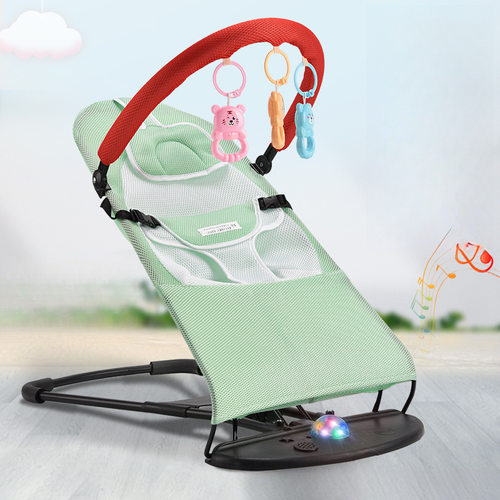 哄娃婴儿摇摇椅儿安抚椅宝宝躺椅哄睡儿童摇篮床