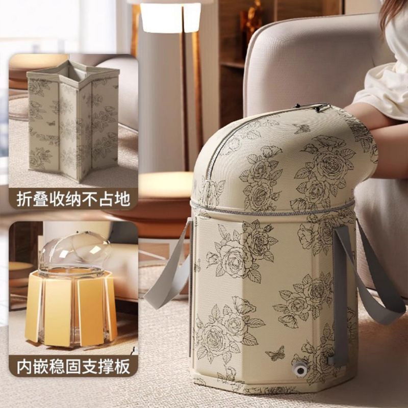 可折叠泡脚桶家用便携式足浴桶女士养生专用泡脚袋熏蒸过膝洗脚盆