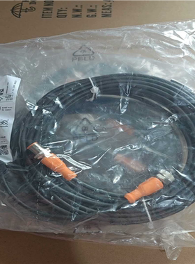 【顺庆】EVC108全新原装IFM易福门M12公母头10M直插链接线【议价