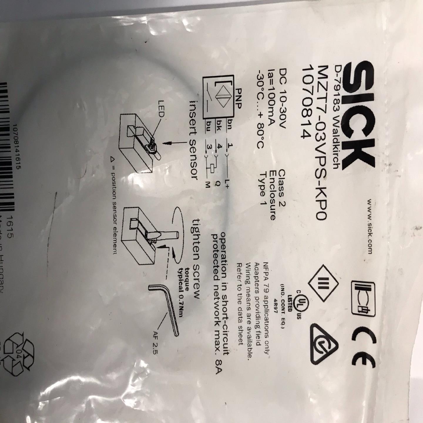 （议价）传感器 MZT7-03VPS-KP0产品号：107081