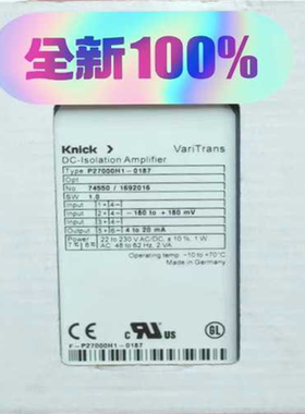 Knick P27000H1-0187 科伲可隔离放大器（基数电子）