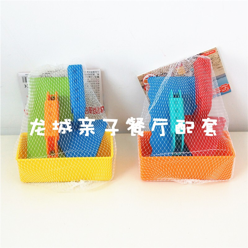 德国砖匠建筑工具套儿童玩沙戏水木粒沙滩池玩具挖扣沙子工具