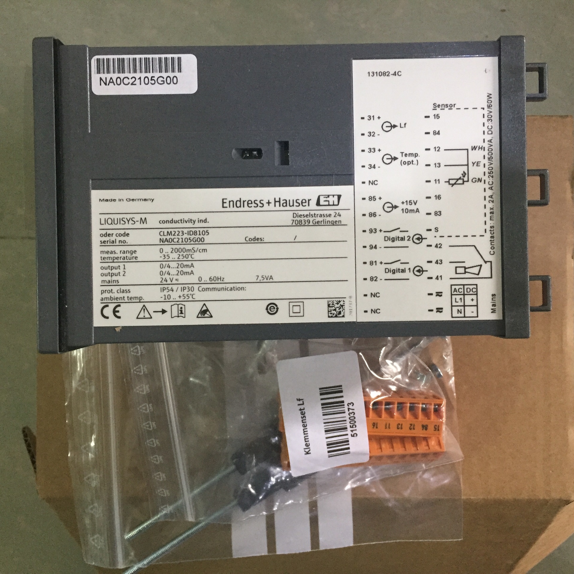 批发  CLM223-IS0105 德国E+H  CLM223-ID8105 变送器