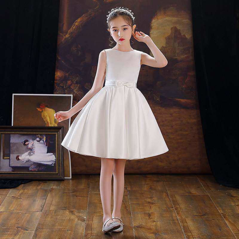 儿童晚礼服女童公主裙小孩花童婚纱少儿模特走秀主持人演出服春夏