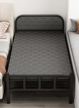 办公室午休床出租房午睡1.2米硬板铁架床多功能留宿床