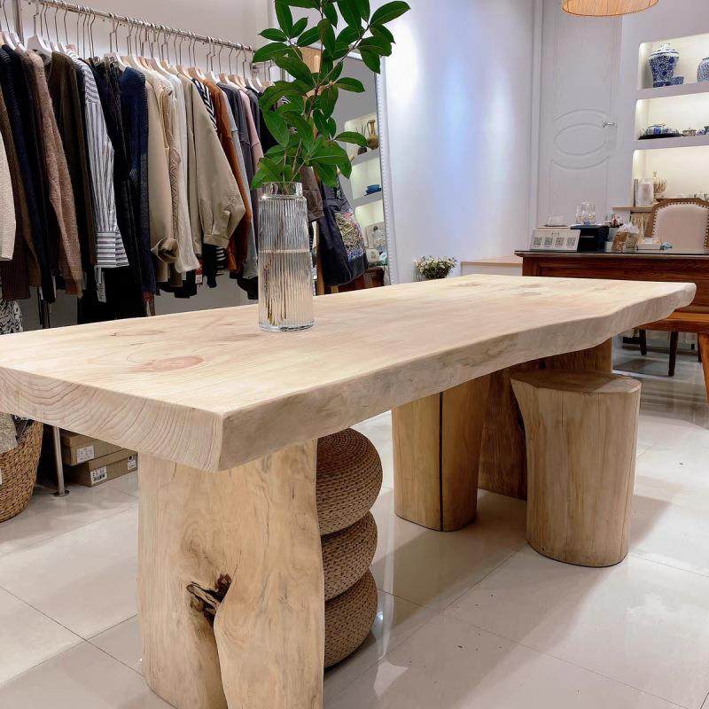 服装店展示桌中间摆放长方形布置陈列桌子实木大板原木中岛展示台,鲜花速递/花卉仿真/绿植园艺,割草机/草坪机,淘宝优惠券,粉丝福利购,淘宝优惠卷