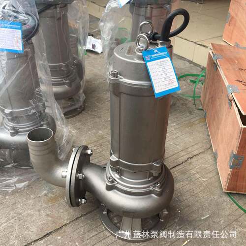 304全不锈钢污水泵50WQ15-32-4耐腐蚀酸碱切割排污泵