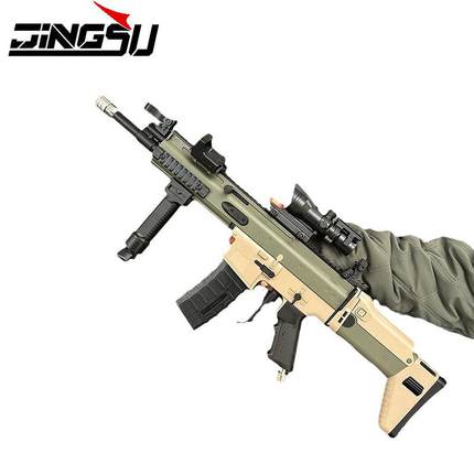 高压清洗机仿真网红洗车水枪家用SCAR泡沫枪洗车店增压可折叠喷枪