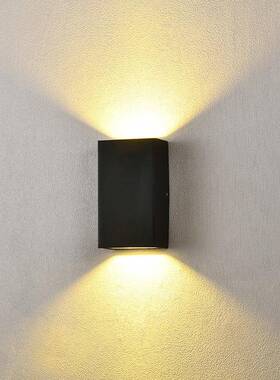 室外庭院外墙阳台防水上下打光户外壁灯酒店卧室床头楼梯led室内