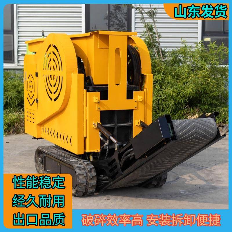 外贸出口碎石机粉碎障碍物废墟石块应对紧急情况迅速碎石设备
