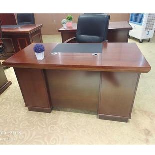 职员桌中式 办公桌单人位财务主管桌单位办公台桌1.4米 电脑桌台式