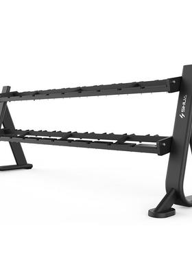 舒华家用商用健身房双层六付哑铃架DR08/十付哑铃摆放架SH-G6884