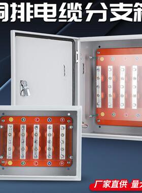 矿物电缆T接箱铜排分支接线端子分流箱bttrz国标等电位转接转换箱