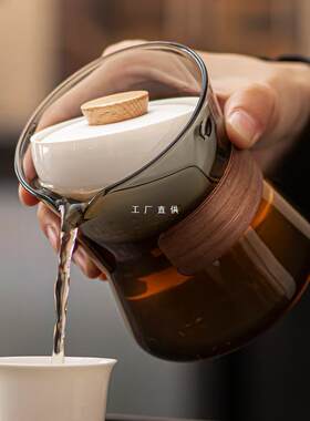 兮元记自动旋转逍遥茶壶小青桔陶瓷泡茶壶懒人功夫泡茶