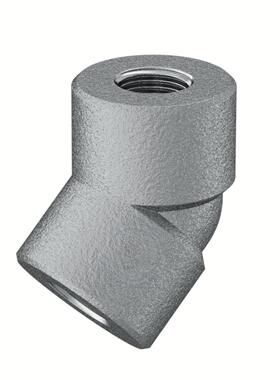 NPTFemale耐高压300不锈钢内丝45°弯头118P122