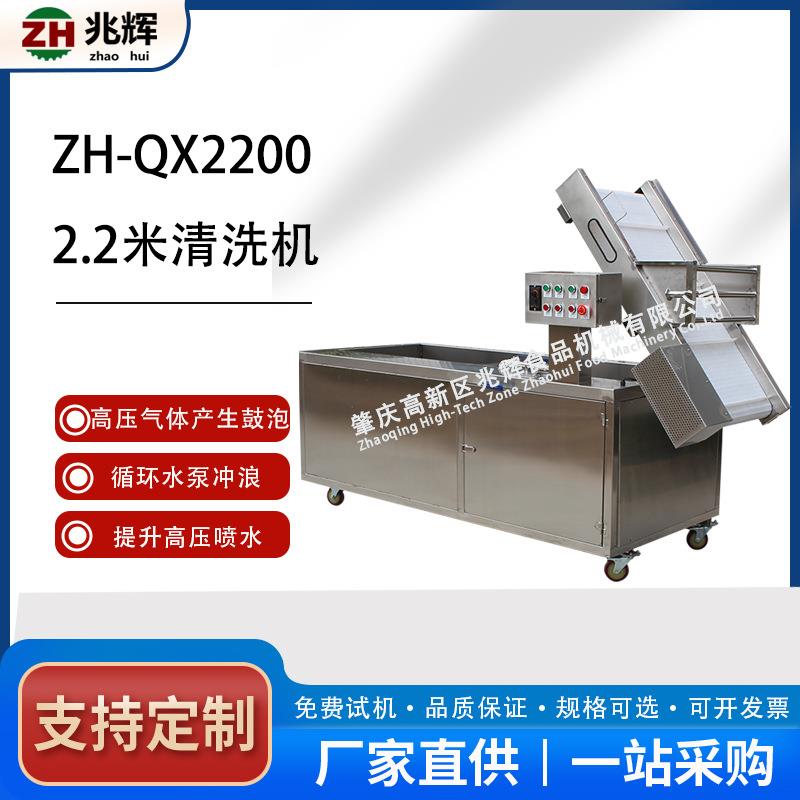 蔬果气泡清洗机自产自动瓜果青菜洗涤机器不锈钢洗菜