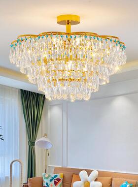 客灯轻奢水晶吊灯28165简约后代大气欧卧室灯2025年式厅新款餐厅