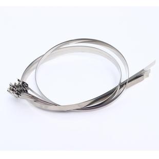 10504锈钢扎号牌滚珠自锁室外金属100条带标牌束杆线理线耐腐不蚀