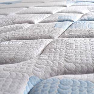 卡路福尼料克米松垫家用卧室棉质面DZY五圈连锁床弹簧18天然乳胶