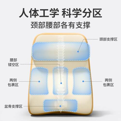 头床垫护颈护腰靠枕ZOQ沙发床靠上腰支撑神器卧室看书部靠背垫