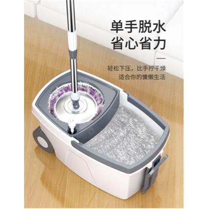 把杆旋转通用式家用免干手洗无品牌/地拖布甩懒人地墩布桶拖一拖