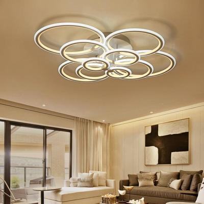 LED吸顶灯亚力圆室环客厅吸顶灯简约创意卧吸顶灯护694克眼