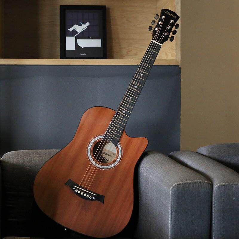 38寸沙比利吉他t学生成人民谣吉他初者38寸C入门练习guia学r哑光