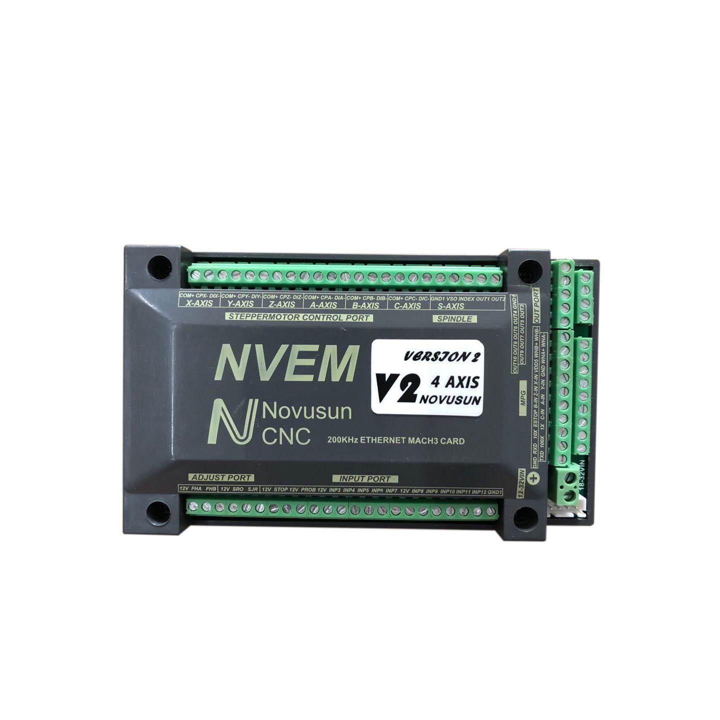 新款以太网MACH3接口板5轴控制卡，NVEM CNC 控制器