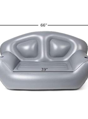 厂家直销充气沙携双人懒HS-006人气发垫多能户功外便式折叠充气沙