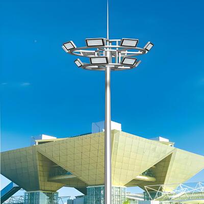 自动升式2米球场高杆灯降篮5球WCC场照足球场广场高杆明灯