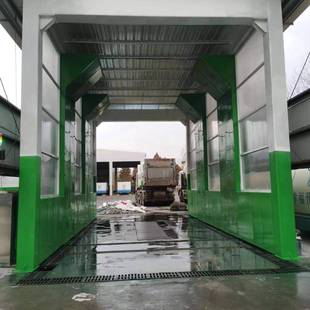筑隧道式龙门门洗车台程大型货车车辆冲洗工全自动龙建001洗轮机