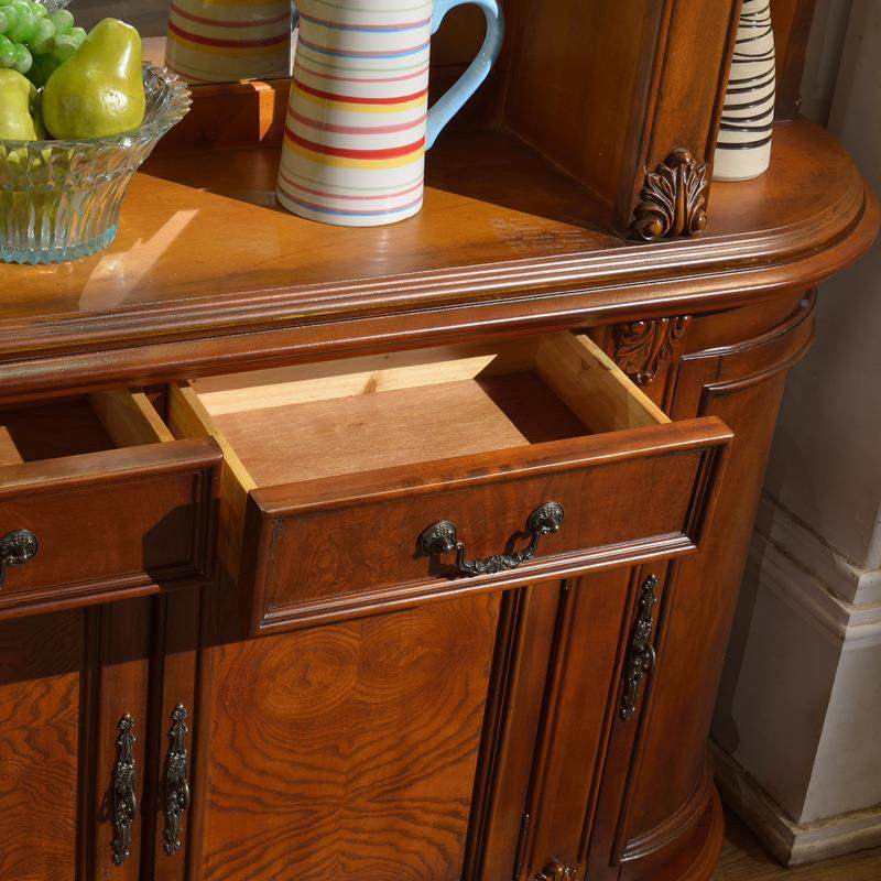 美式家实木碗酒柜双用面玄关厅隔断欧式客厨房餐DS66105边柜储物,住宅家具,餐边柜,淘宝优惠券,粉丝福利购,淘宝优惠卷