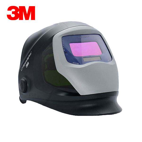 3M 9100X 自动变光焊接面罩带边窗电焊面罩