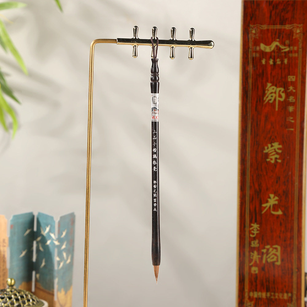 上品小楷鸡狼毫毛笔厂家精品书法国画培训小工笔初学者适用练习笔