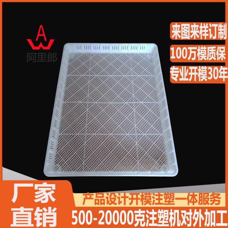 大型塑料浅盘晾晒箱注塑模具