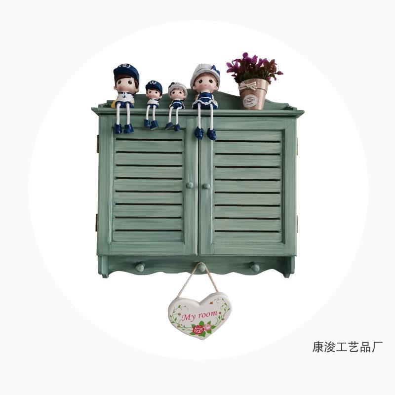 北欧手绘复古抽象装饰画立体客厅简约开关电闸免打孔挂画电表箱配