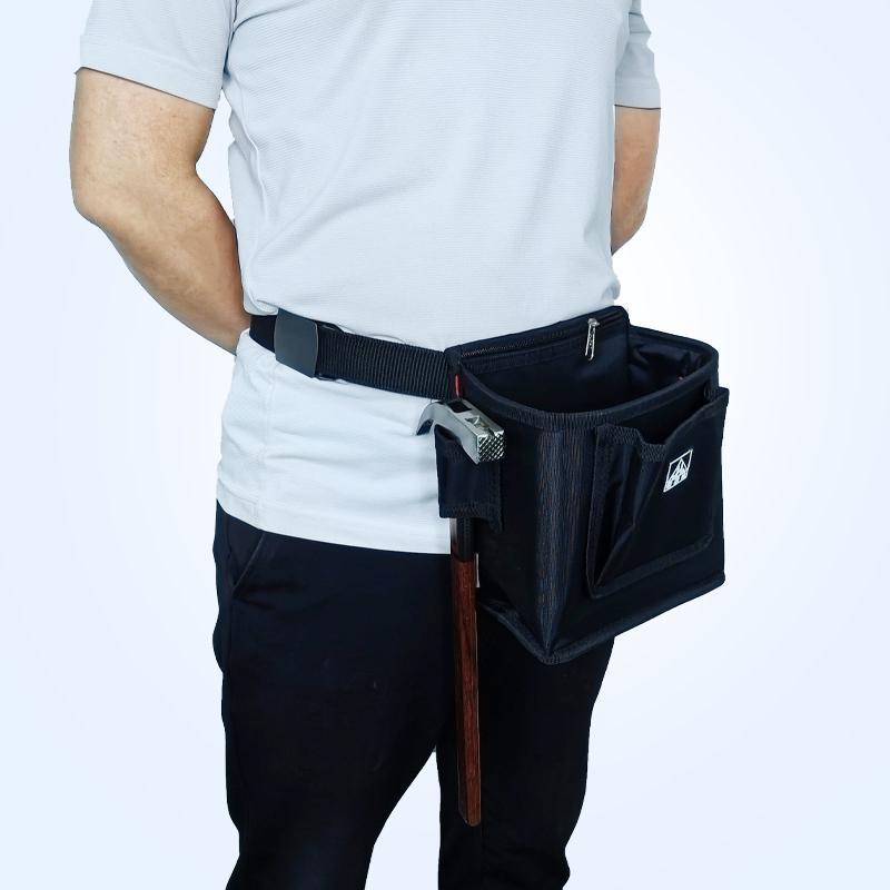 宏润达帆布新款工具包木工电工钉子工地多功能腰包耐磨建筑加厚神