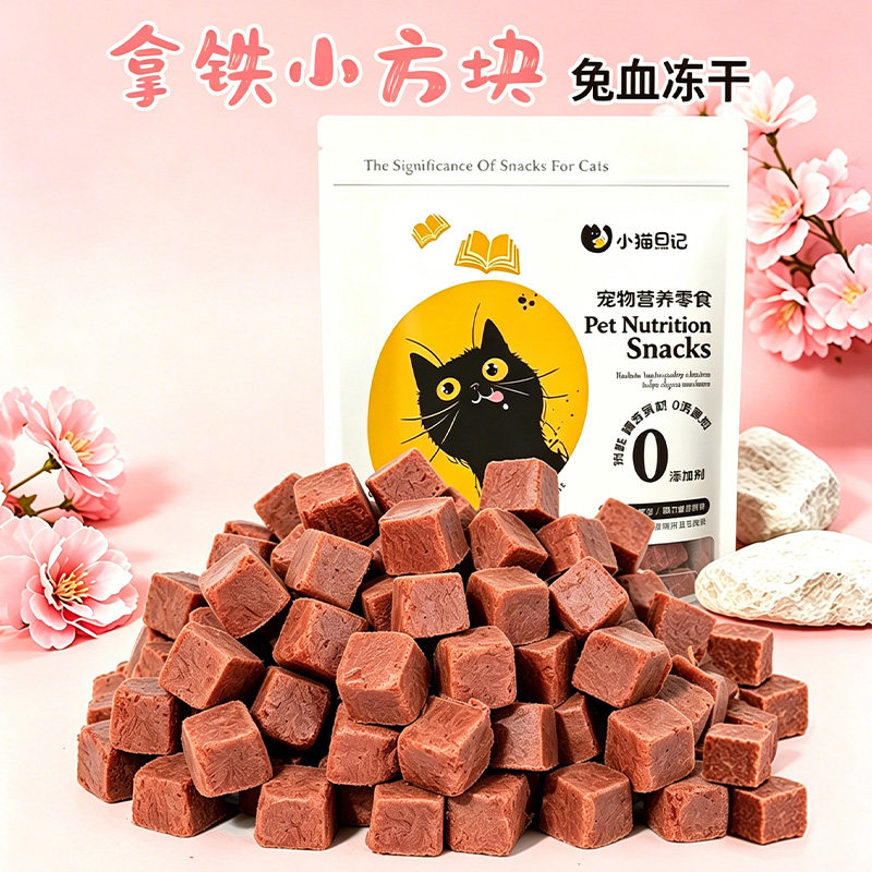 冻干猫零食兔血冻干补充营养幼猫宠物补血猫咪专用小零食大全狗狗