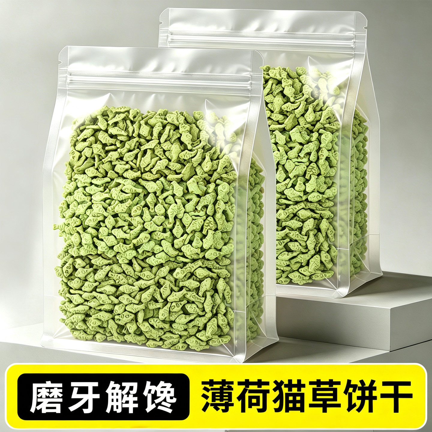 猫薄荷冻干猫零食磨牙1000g